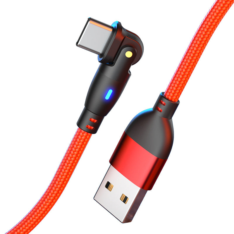 New Product Bending 180 Degrees Data Cable Android TYPEC3A Fast Charge Data Cable