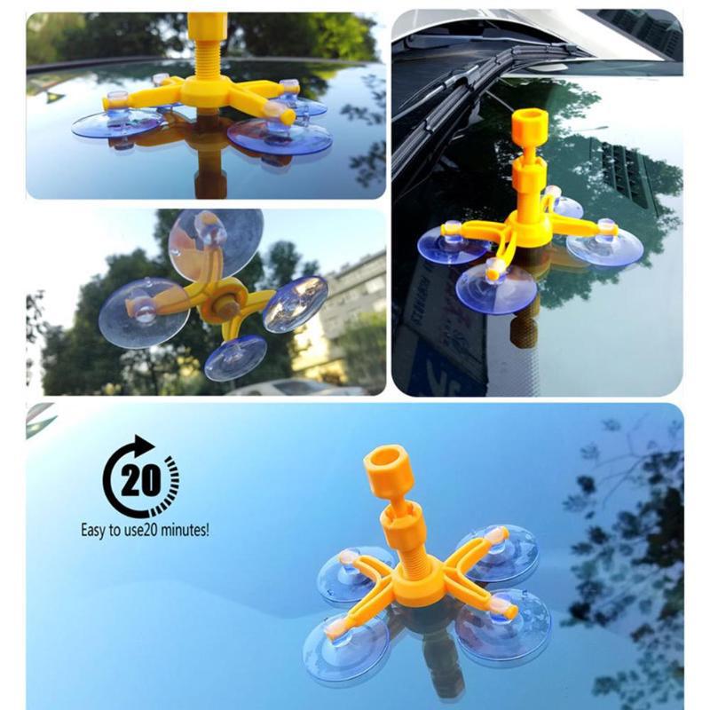Car Window Glass Repair Kit – Windshield Scratch & Crack Repair Tool for Glass Polishing and Restoration