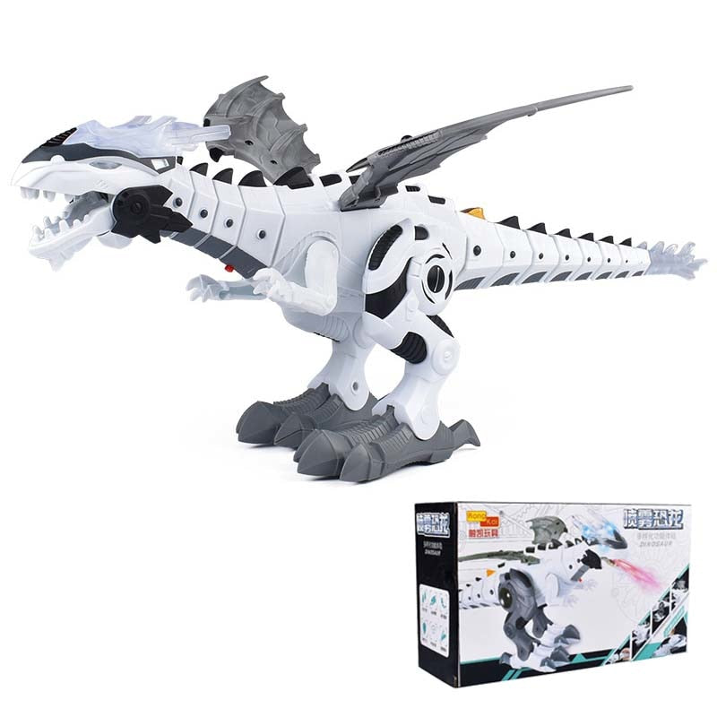 Intelligent Robot Dinosaur Toy – Interactive Walking & Roaring Dino with Lights and Sounds for Kids