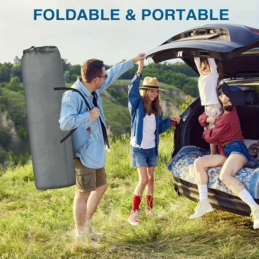 Grey Heavy-duty Folding Camping Bed With Storage Bag Suitable For Travel, Office And RV Travel,Please Note That This Product Is Shipped By Average Shipping Cost