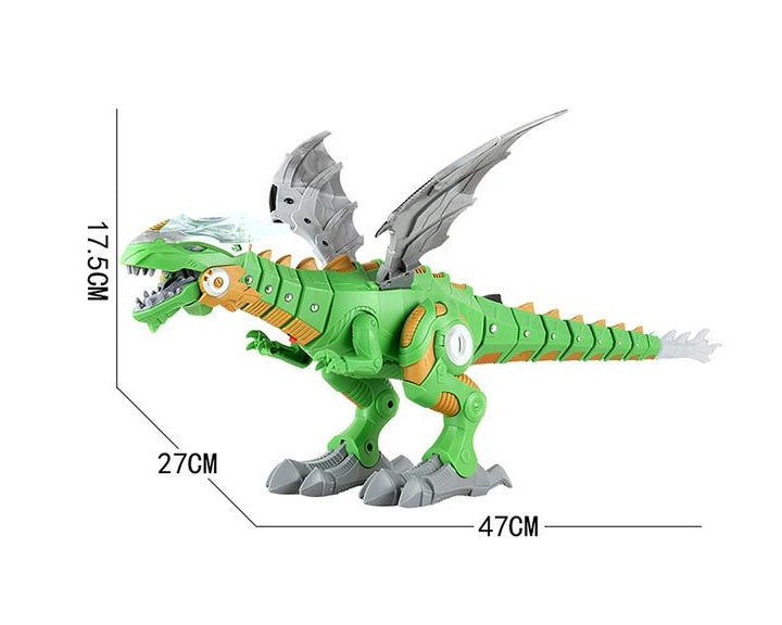 Intelligent Robot Dinosaur Toy – Interactive Walking & Roaring Dino with Lights and Sounds for Kids