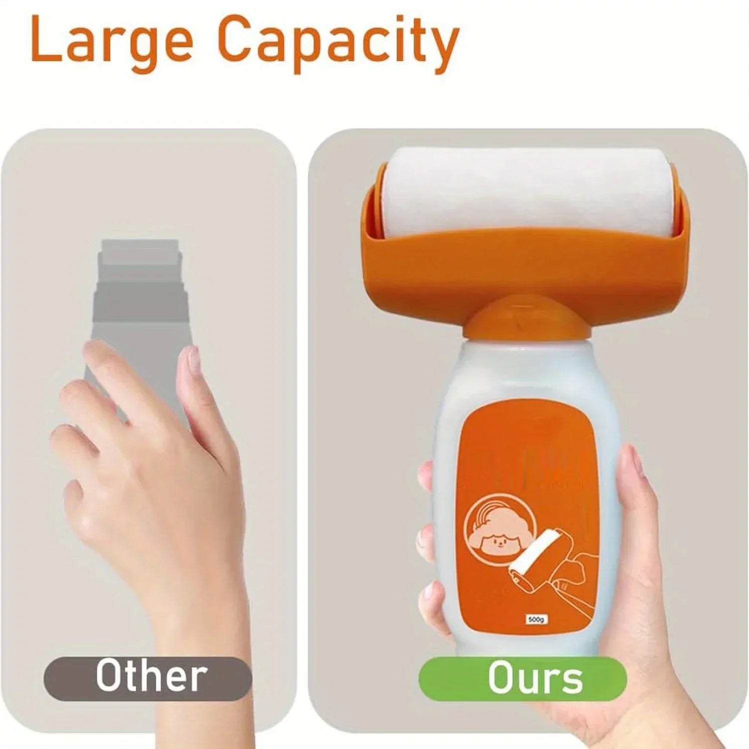 Reusable 4-Inch Paint Roller Brush for Wall Repair & Touch-Up – Easy Home Painting Tool (Container Only, Paint Not Included)