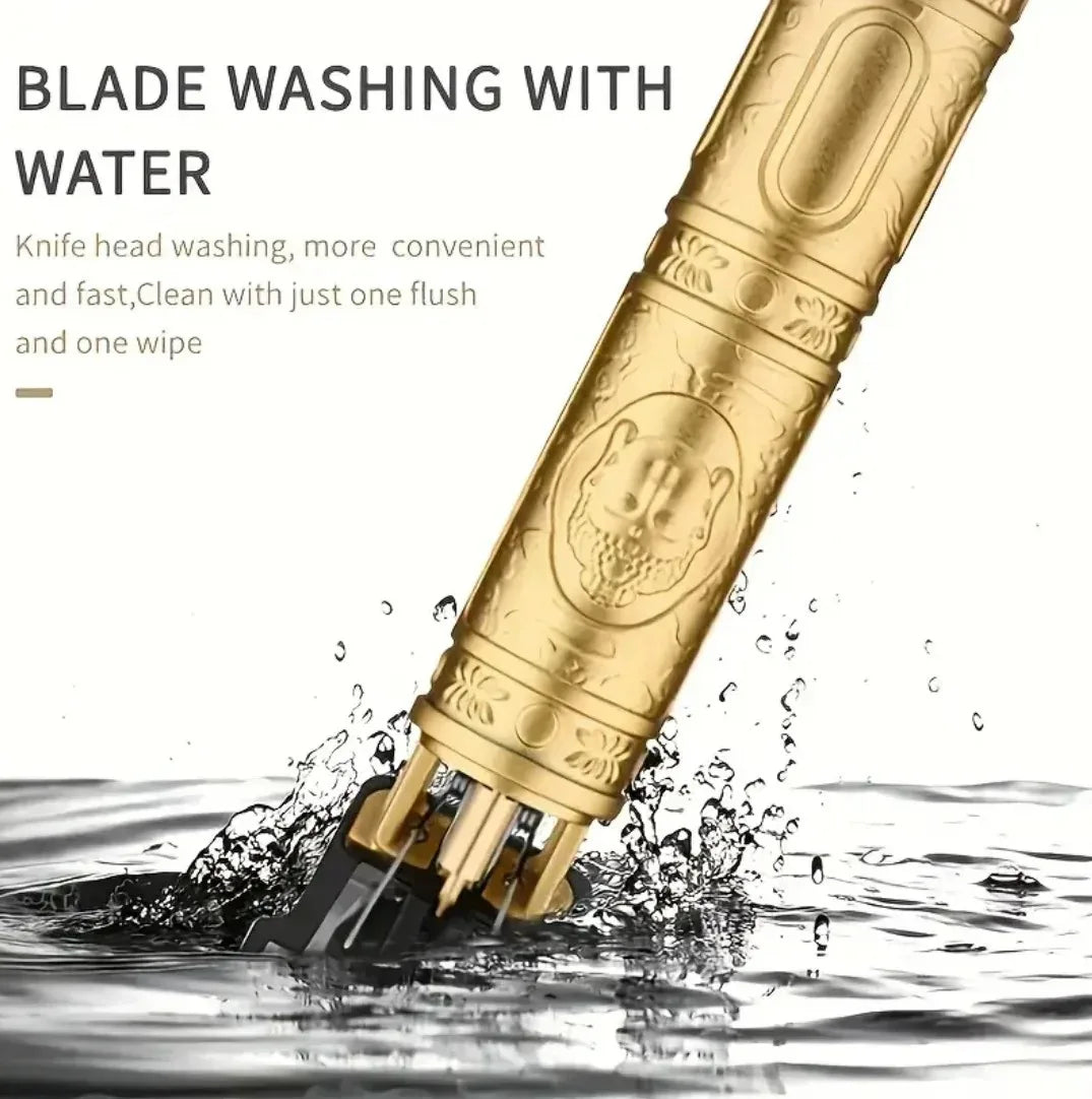 Men’s Professional T9 Retro Hair Trimmer – Rechargeable Beard & Hair Cutting Machine | USB Charging | Precision Blade