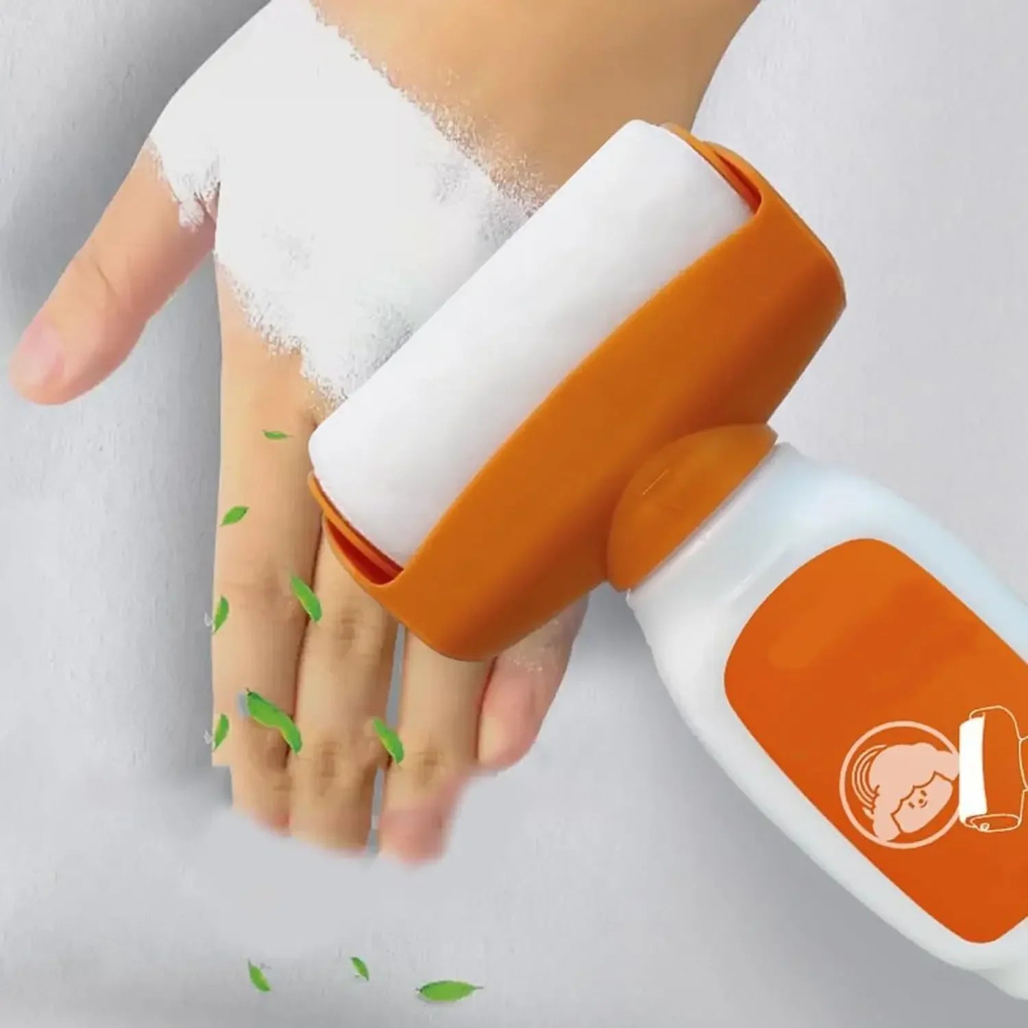 Reusable 4-Inch Paint Roller Brush for Wall Repair & Touch-Up – Easy Home Painting Tool (Container Only, Paint Not Included)