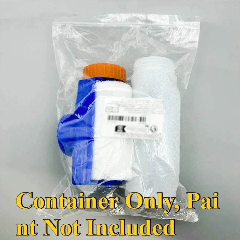 Reusable 4-Inch Paint Roller Brush for Wall Repair & Touch-Up – Easy Home Painting Tool (Container Only, Paint Not Included)