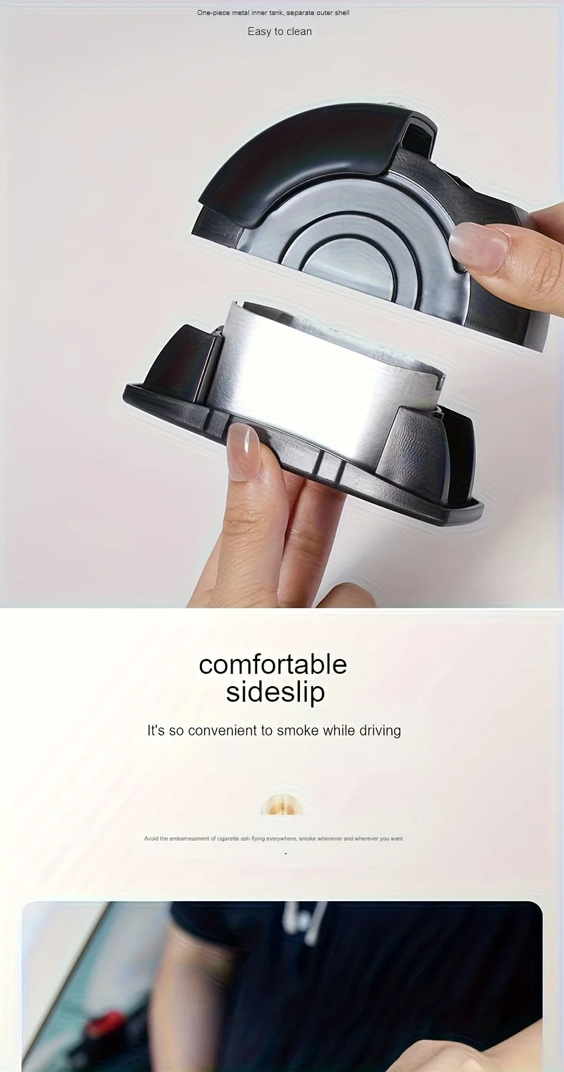 Car Door Device, Car Ashtray, High-end Feeling of Car Ashtray, Creative Interior of Automotive Supplies