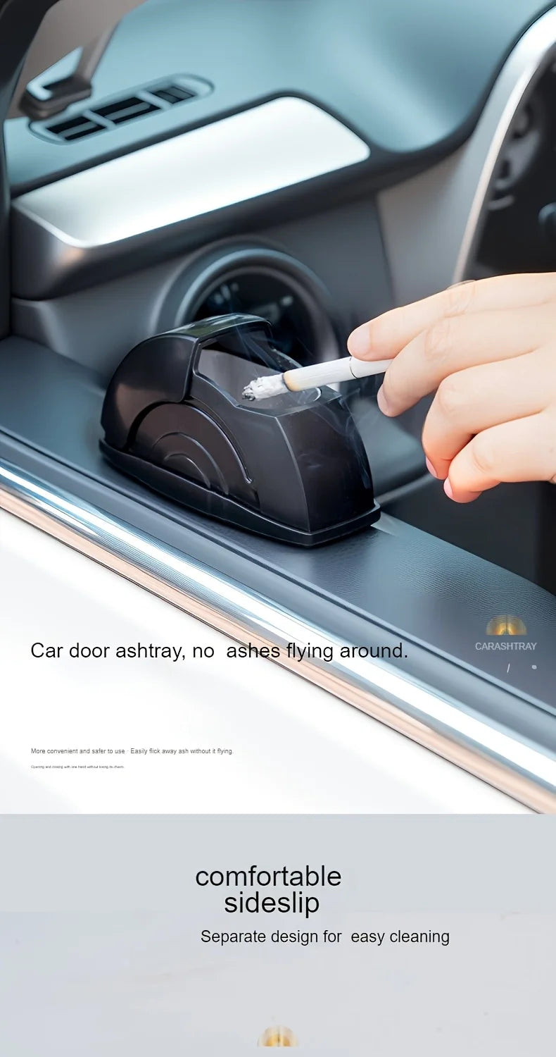 Car Door Device, Car Ashtray, High-end Feeling of Car Ashtray, Creative Interior of Automotive Supplies