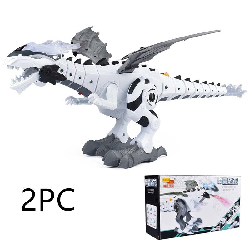 Intelligent Robot Dinosaur Toy – Interactive Walking & Roaring Dino with Lights and Sounds for Kids